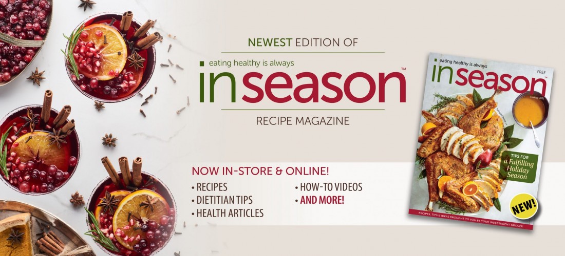 Newest Edition of InSeason Recipe Magazine