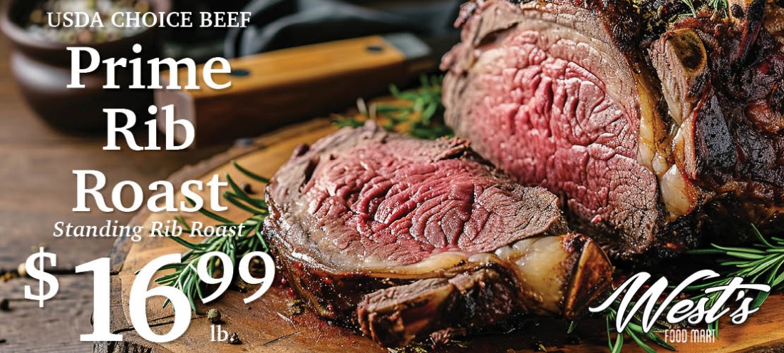 USDA CHOICE BEEF Prime Rib Roast Standing Rib Roast $16.99